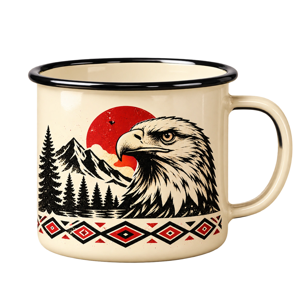 Campfire Enamel Mug